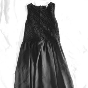 Black lace summer dress